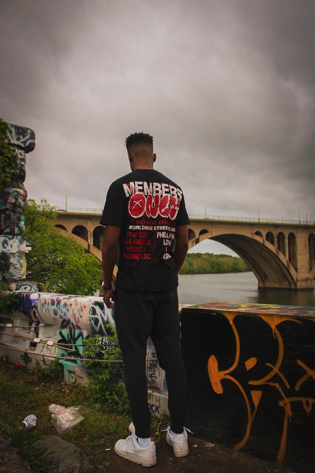 Members Only World Tour Black Tee